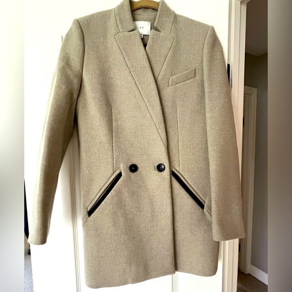IRO Jackets & Blazers - NWOT IRO Womens Beige Coat Size 38